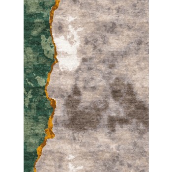 Alfombra TISCA Serie "H" con mechones hechos a mano