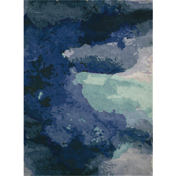 Alfombra TISCA Serie "H" con mechones hechos a mano