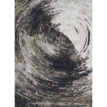 Alfombra TISCA Serie "H" con mechones hechos a mano