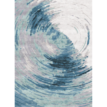 Alfombra TISCA Serie "H" con mechones hechos a mano