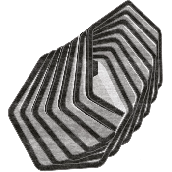 Alfombra TISCA Serie "H" con mechones hechos a mano