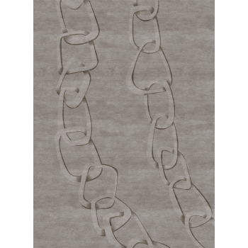 Alfombra TISCA Serie "S" con mechones hechos a mano