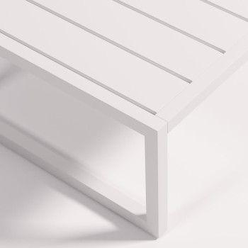Mesa de centro de aluminio Comova 100% para exteriores