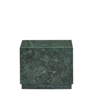Mesa auxiliar de mármol verde Sorein 50 x 50 cm
