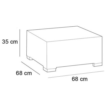 Mesa de centro para exterior KETER CALIFORNIA