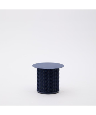 Mesa de centro de exterior Sedalis en aluminio y cuerda