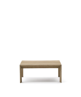 Mesa de centro Ambra en madera maciza de acacia con acabado claro, 82,5 x 82,5 cm, FSC 100%
