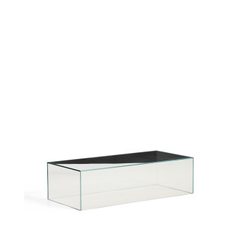 Mesa de centro Orlia de cristal templado