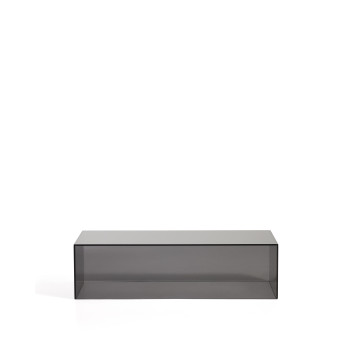 Mesa de centro Orlia de cristal templado