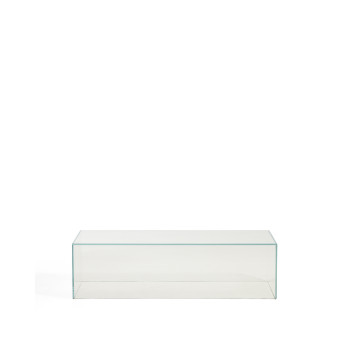 Mesa de centro Orlia de cristal templado