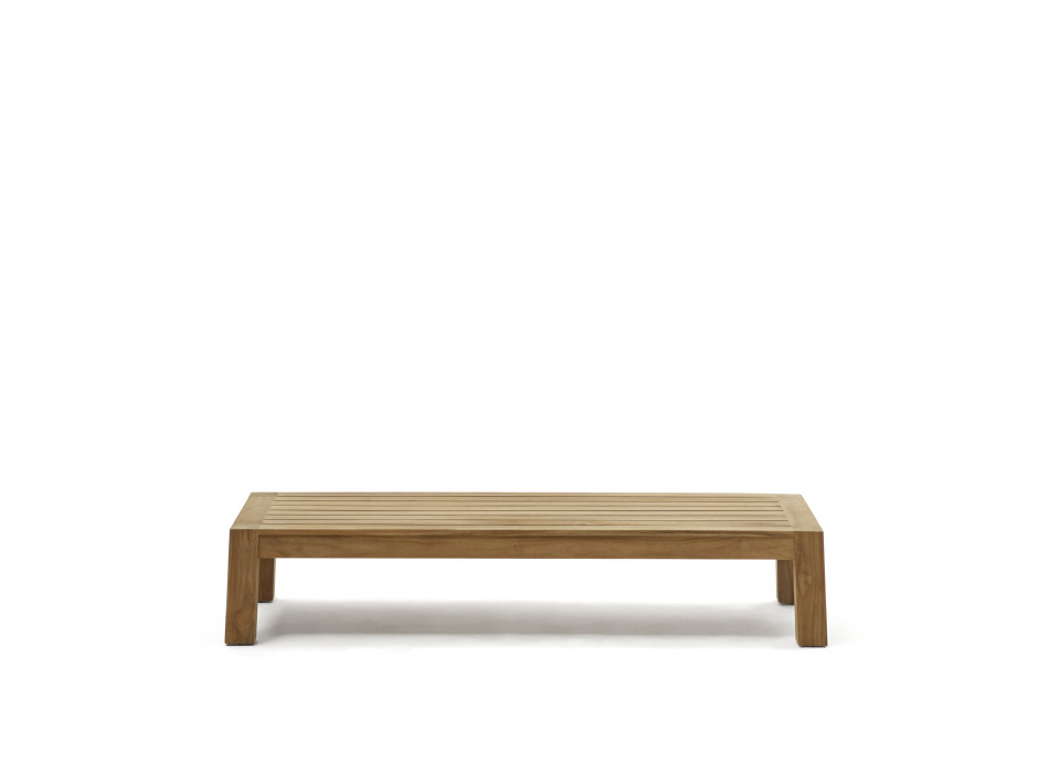 Mesa de centro Forcanera de teca maciza 150 x 71 cm