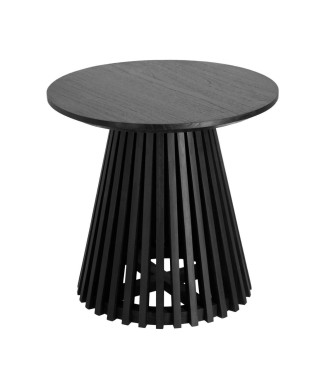 Mesa de centro Jeanette Ø 50 cm negra