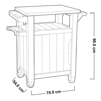 Mesa de barbacoa KETER UNITY