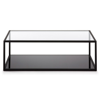 Mesa de centro rectangular Blackhill 110 x 60 cm negra