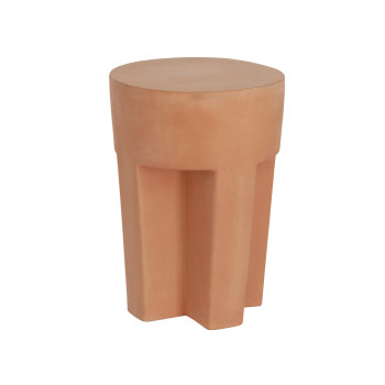 Mesa de centro Vilena de terracota Ø 33 cm