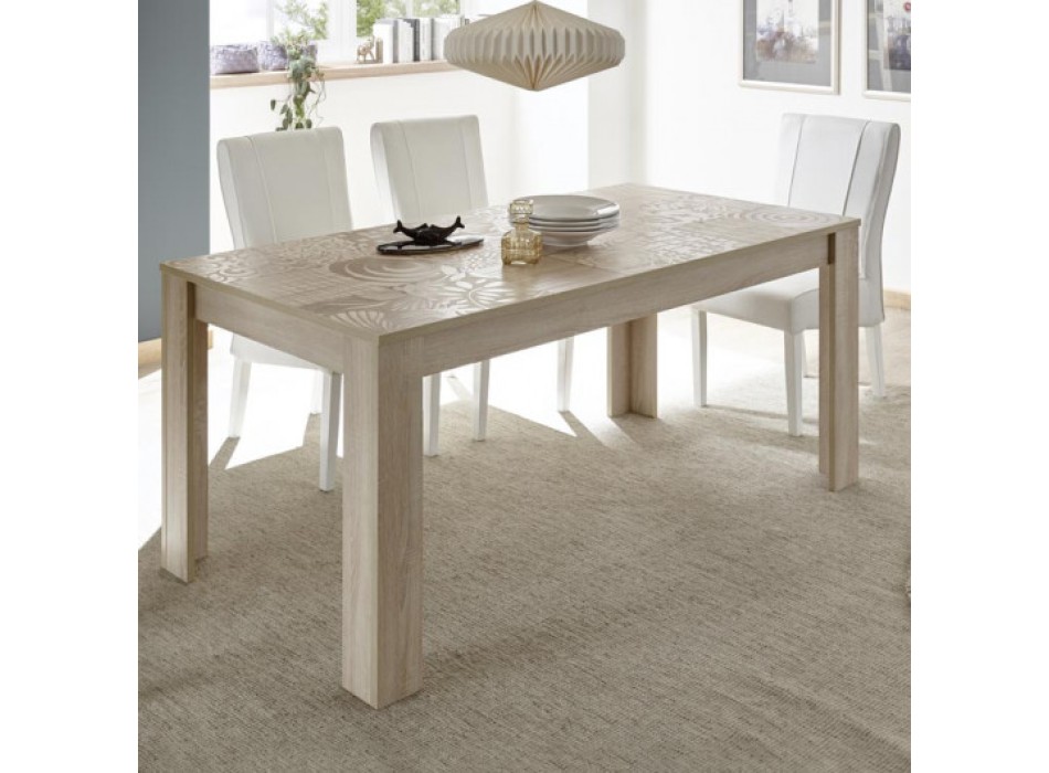 Mesa de roble MIRO 137x90 cm + 48 cm