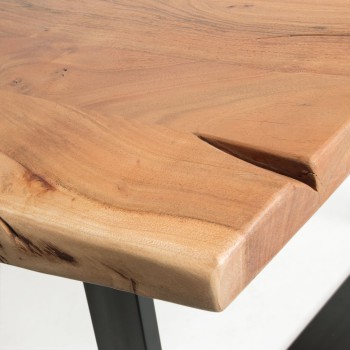 Mesa Alaia en madera maciza de acacia