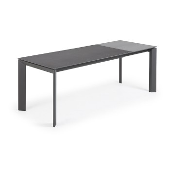 Mesa extensible Axis en porcelana Vulcano, 220cm