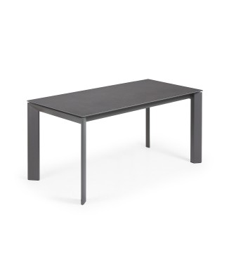 Mesa extensible Axis en porcelana Vulcano, 220cm