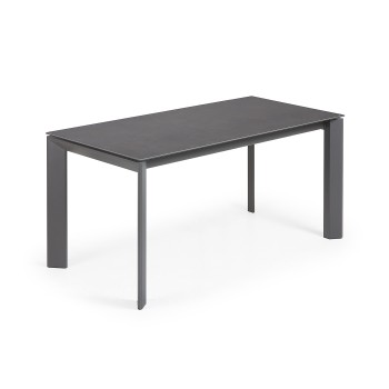 Mesa extensible Axis en porcelana Vulcano, 220cm