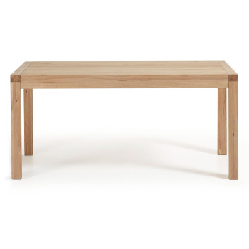 Mesa extensible Briva en chapa de roble con acabado natural 180 (230) x 90 cm