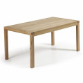 Mesa extensible Briva en chapa de roble con acabado natural 180 (230) x 90 cm