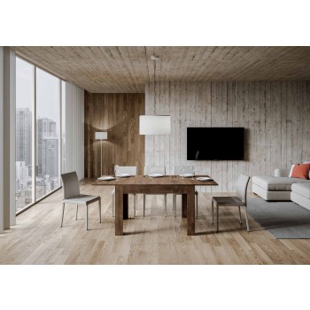 Mesa Bibi - Mesa Extensible 90x120/180 cm Bibi Espátula Blanca