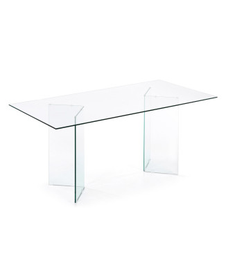 Mesa de cristal de Burano 180 x 90 cm