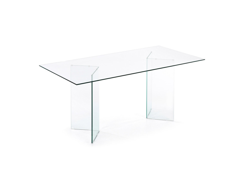 Mesa de cristal de Burano 180 x 90 cm