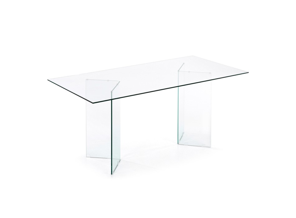 Mesa de cristal de Burano 180 x 90 cm