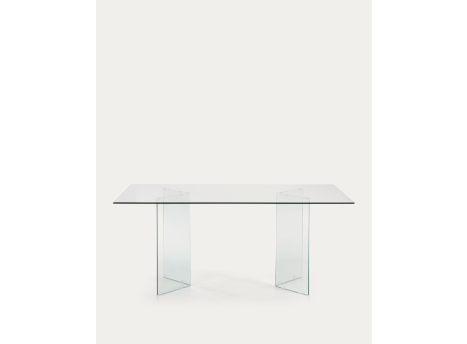 Mesa de cristal Burano 200 x 90 cm