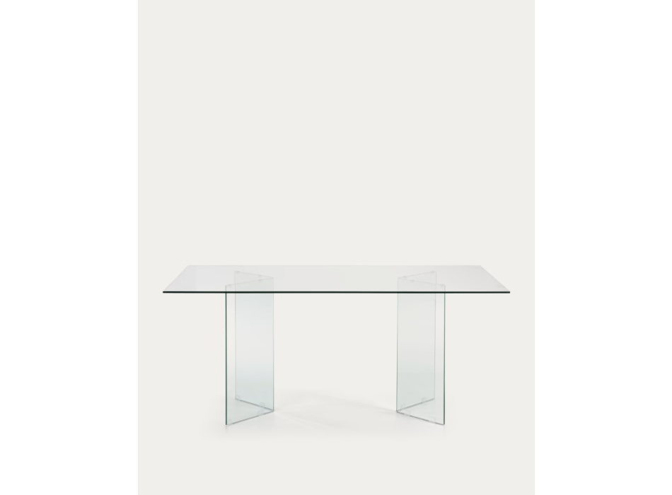 Mesa de cristal de Burano 200 x 90 cm