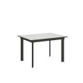 Mesa extensible 90x120/180 cm Estructura Cumar Antracita
