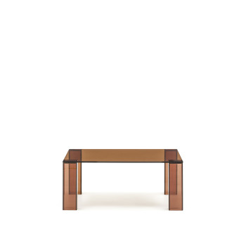 Mesa auxiliar de vidrio templado Adularia