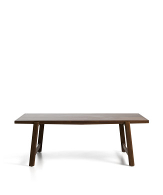 Mesa de exterior Itani de madera maciza de acacia, 240 x 100 cm, FSC 100%.