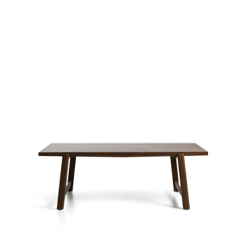 Mesa de exterior Itani de madera maciza de acacia, 240 x 100 cm, FSC 100%.