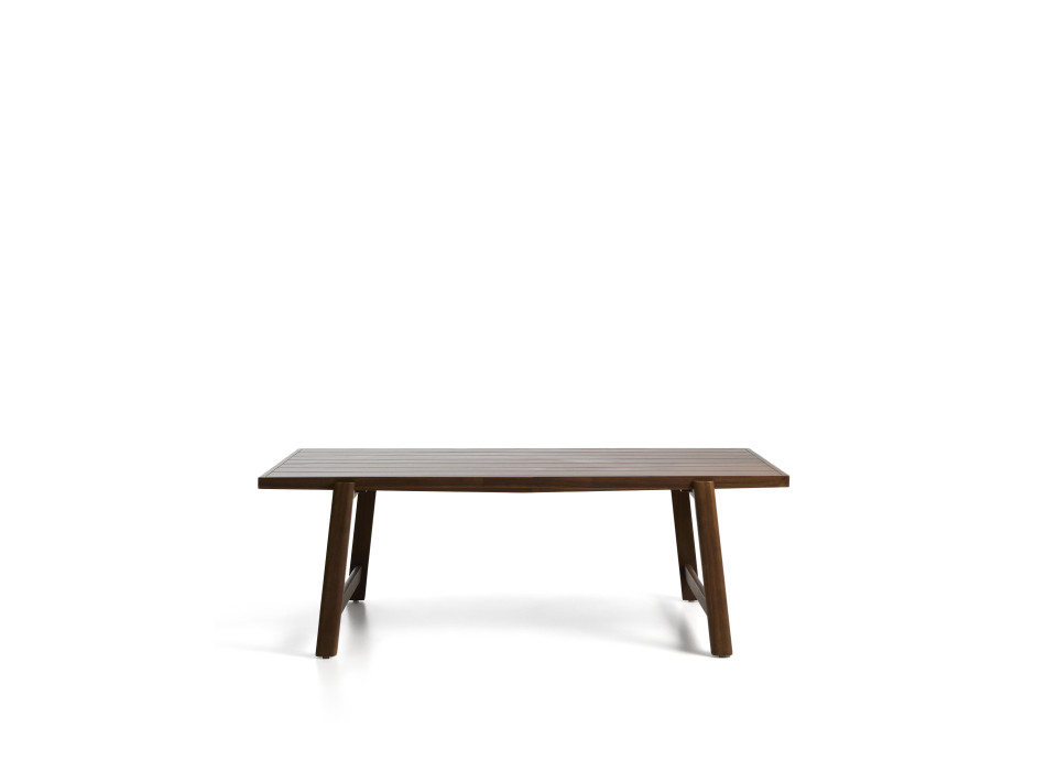Mesa de exterior Itani de madera maciza de acacia, 240 x 100 cm, FSC 100%.