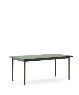 Mesa de exterior Maurina en acero galvanizado