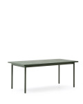 Mesa de exterior Maurina en acero galvanizado