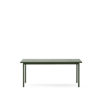 Mesa de exterior Maurina en acero galvanizado