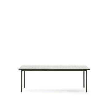 Mesa de exterior Maurina en acero galvanizado