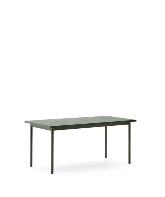 Mesa de exterior Maurina en acero galvanizado