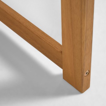 Tavolo da esterno rotondo Dafna in legno massello di acacia Ø 120 cm FSC 100%