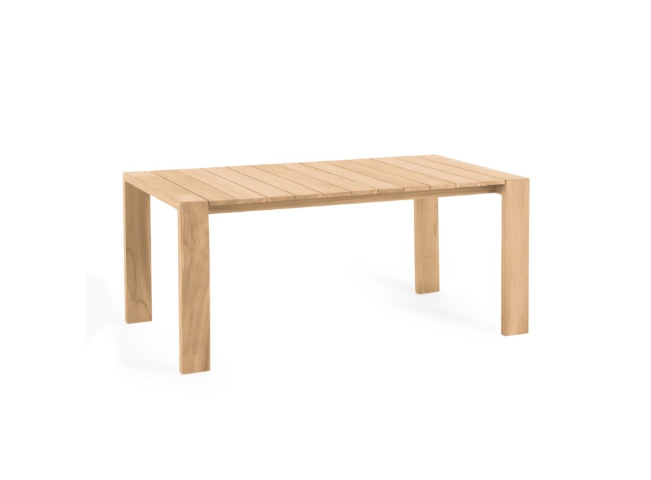 Mesa de exterior Victoire en madera maciza de té