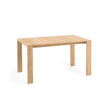 Mesa de exterior Victoire en madera maciza de té