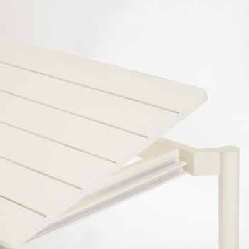 Mesa extensible de aluminio para exterior Zaltana