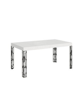 Mesa Ghibli - Mesa extensible 90x160/264 cm Ghibli Estructura de fresno blanco antracita