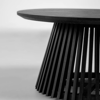 Mesa Jeanette Ø 80 cm negra