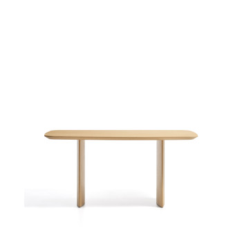 Mesa Litto con chapa de madera