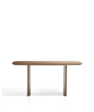 Mesa Litto con chapa de madera